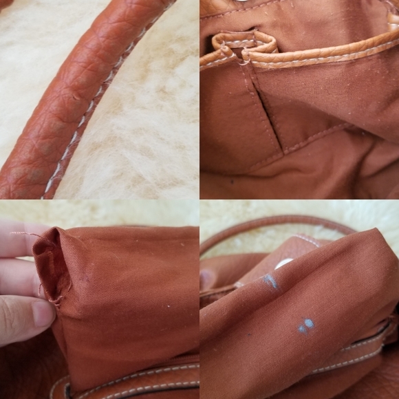 👠 Faux Leather Brown Slouchy Purse - Picture 14 of 14